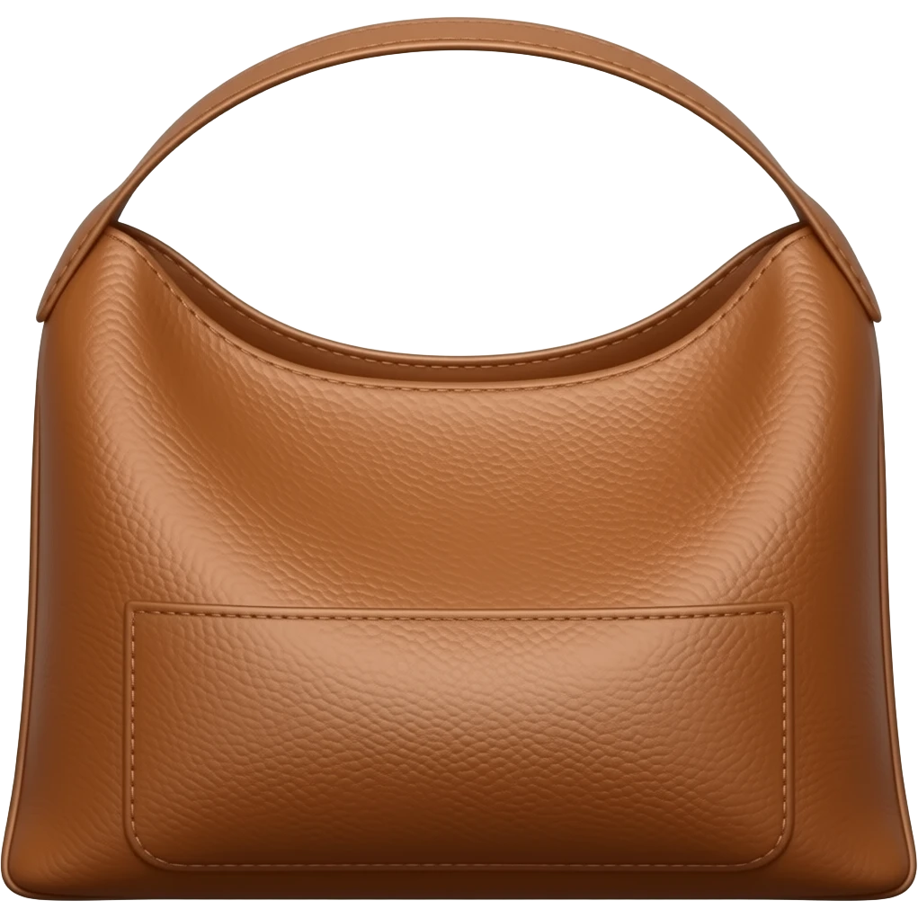 leather slouchy tote bag emoji