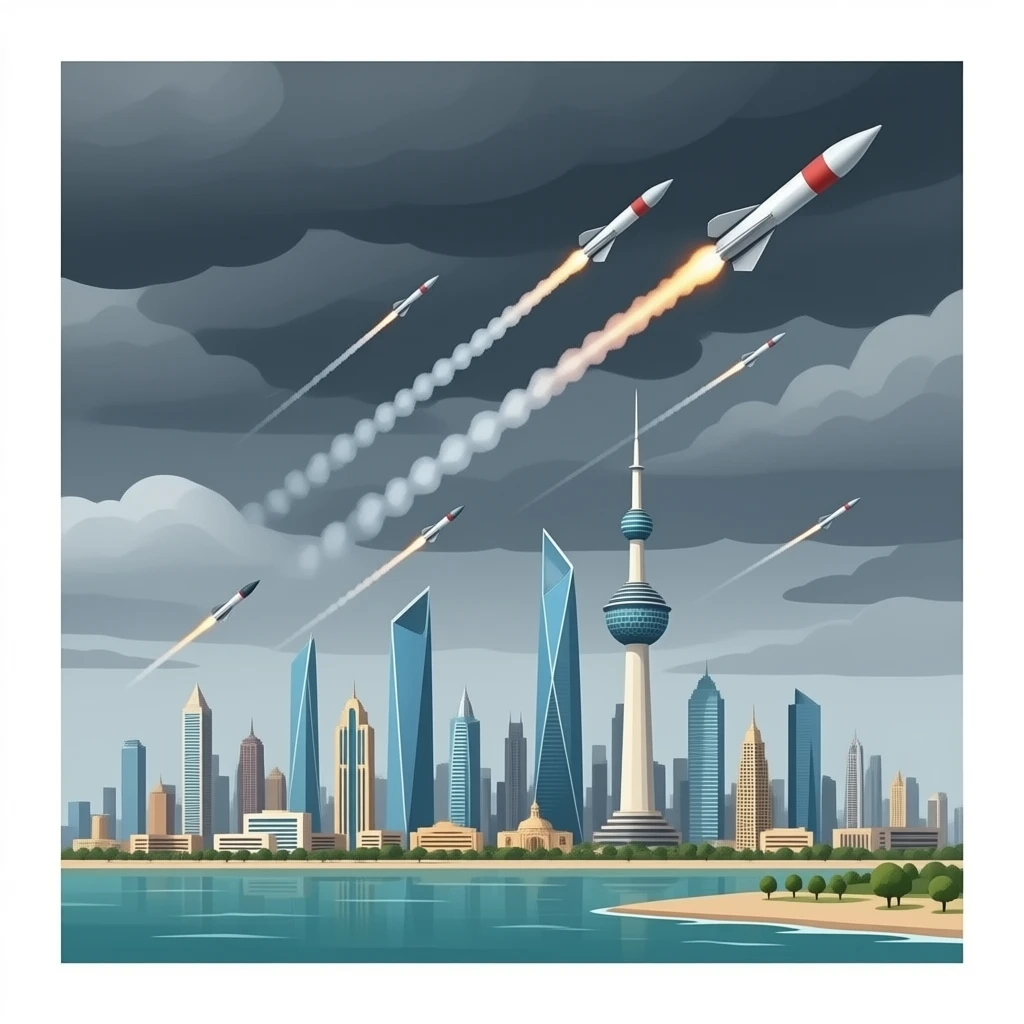 missiles coming to kuwait city emoji