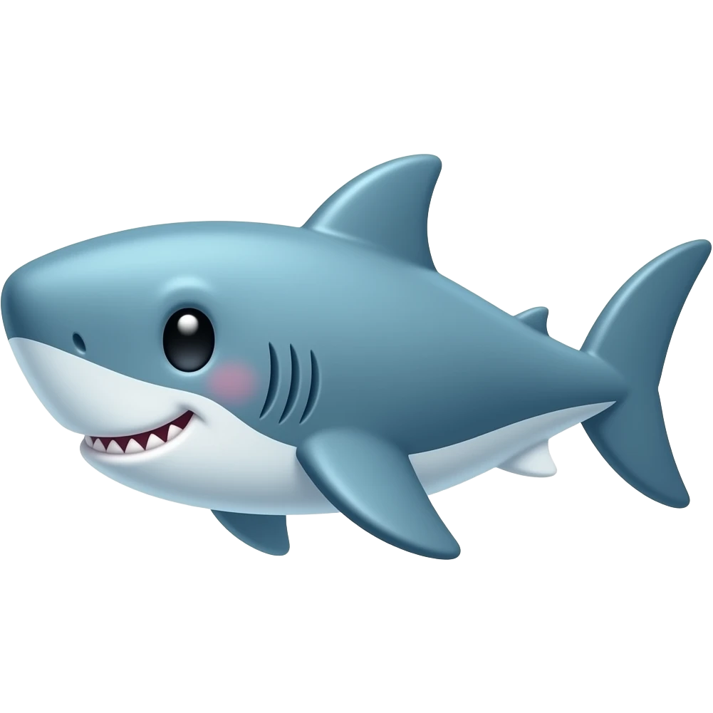 shark cute emoji