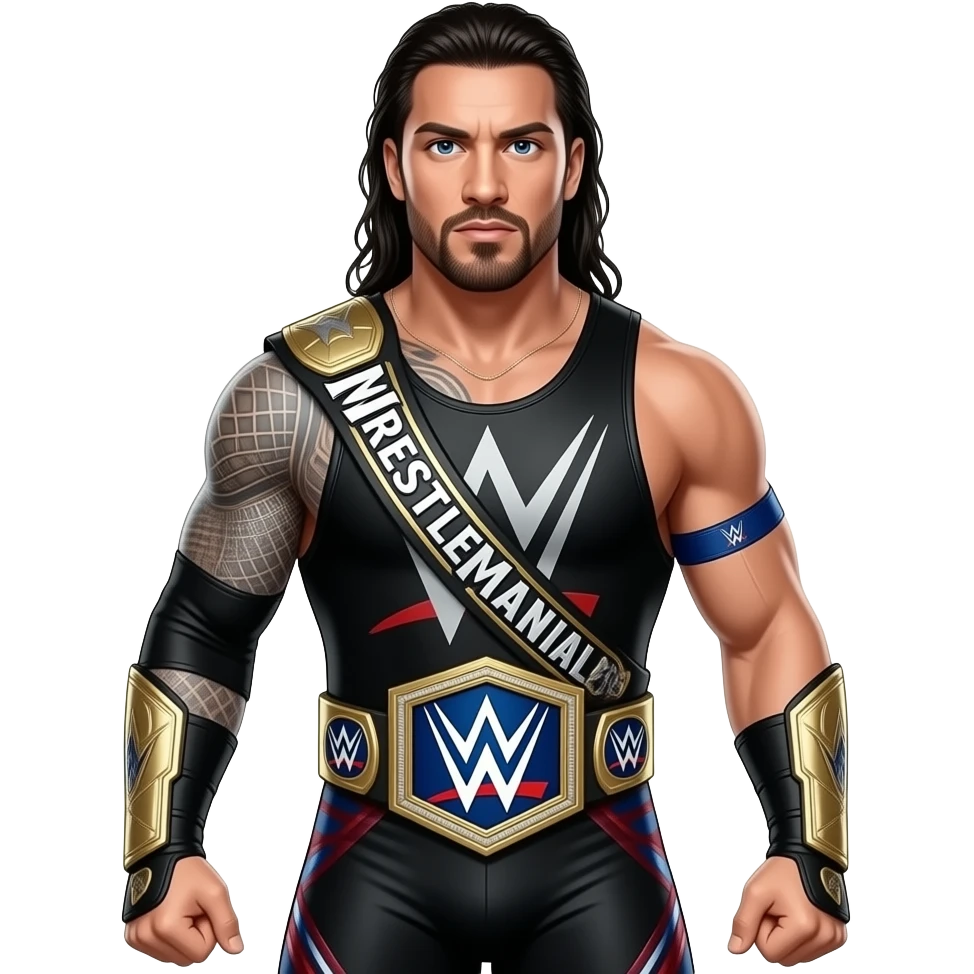 Roman reigns wrestlemania 2026 heavyweight champion emoji
