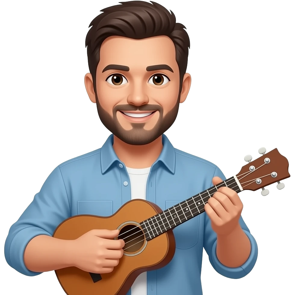 Ukulele man emoji
