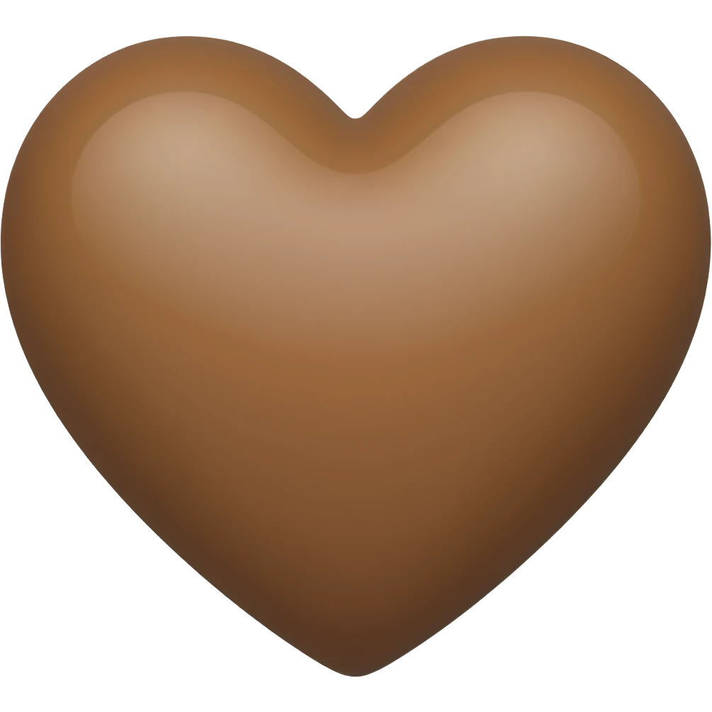 brown heart emoji