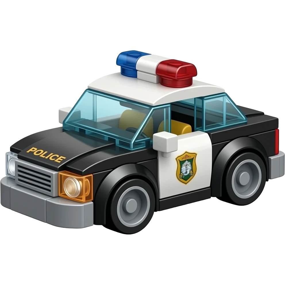Lego luxury police car emoji
