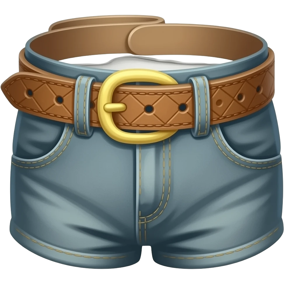 Women's cowgirl belt emoji