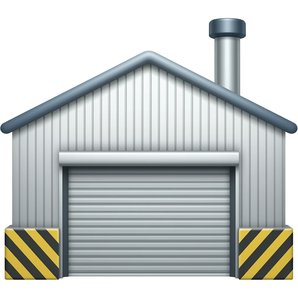 icono de bodega industrial emoji