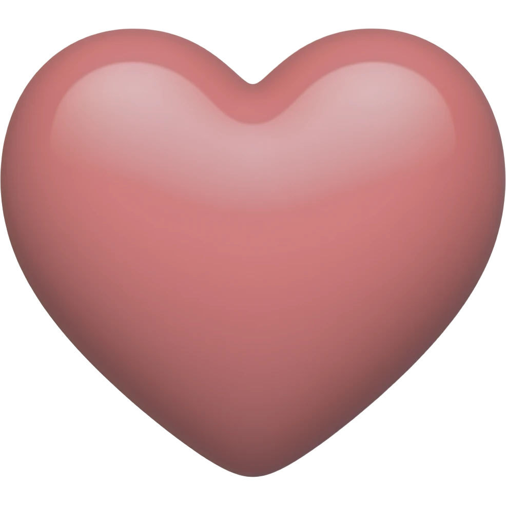 Light pink heart emoji