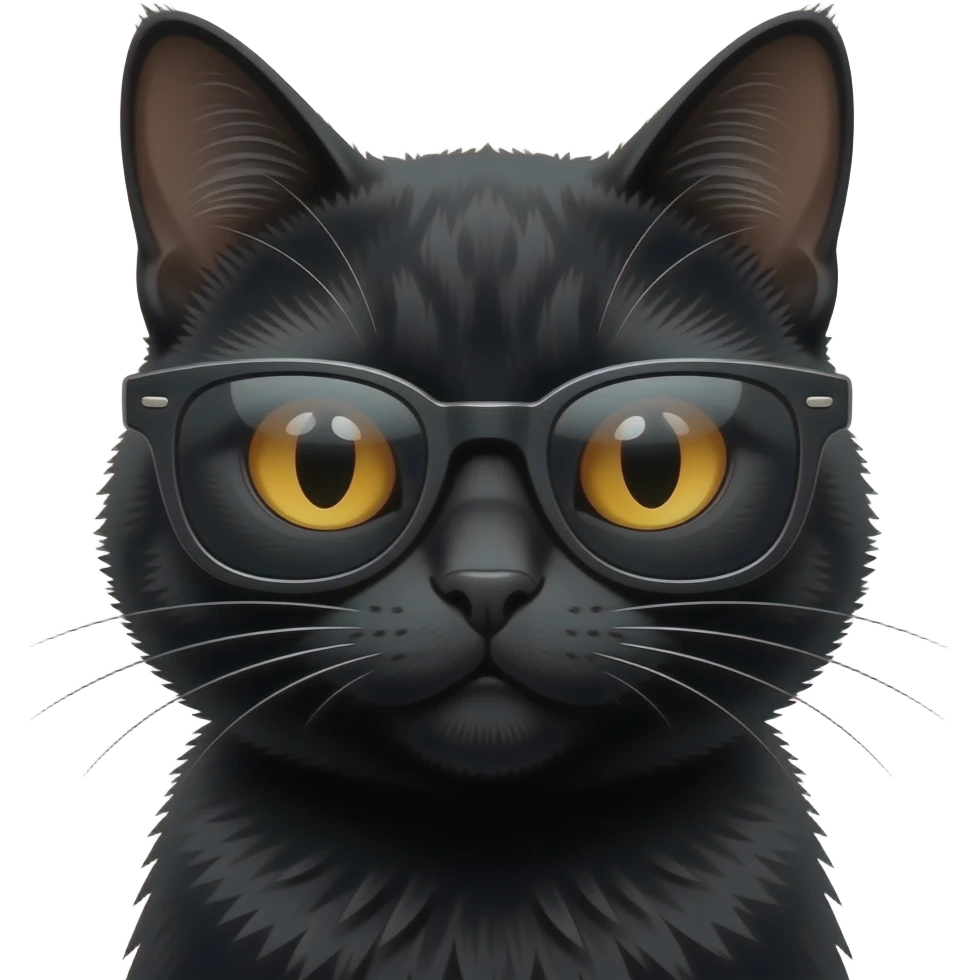 Cat wearing sunglasses emoji