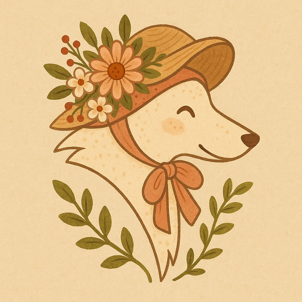 Give the Overwolf logo a cute cottagecore makeover emoji