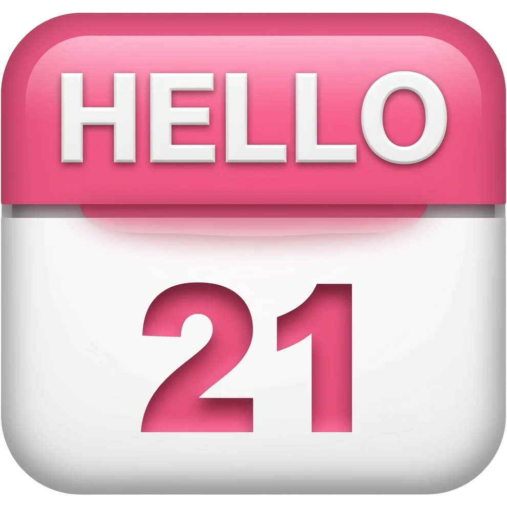 HELLO 21  PIONK emoji