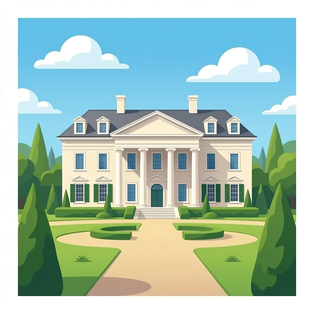 Giant mansion emoji