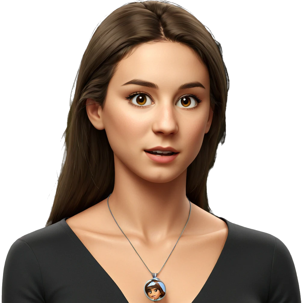 realistic portrait of a girl emoji