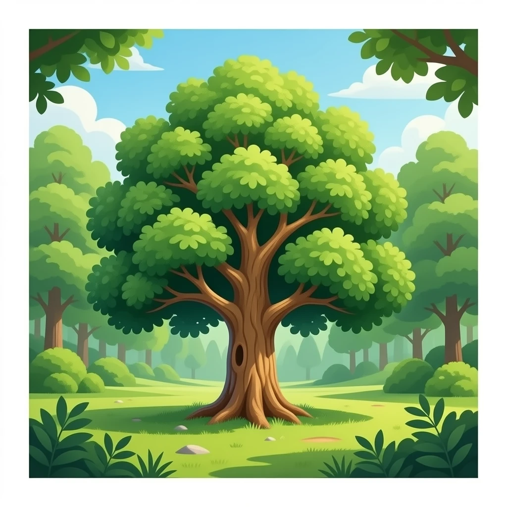 alder tree a bit more detailed emoji