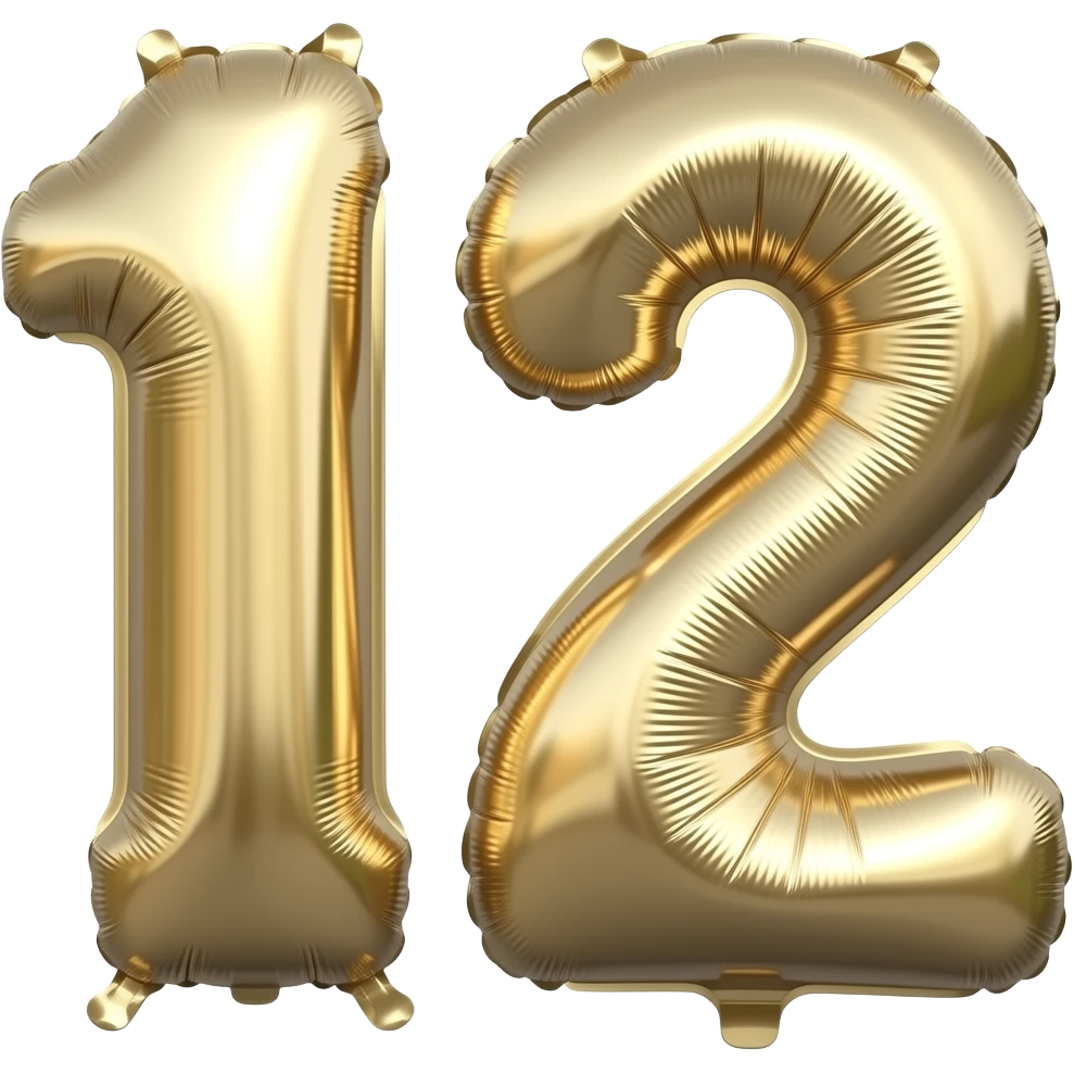 happy double digit birthday  balloon emoji