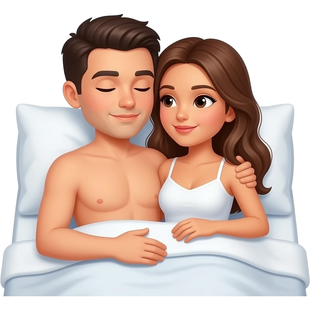 Couple having sex un bed emoji