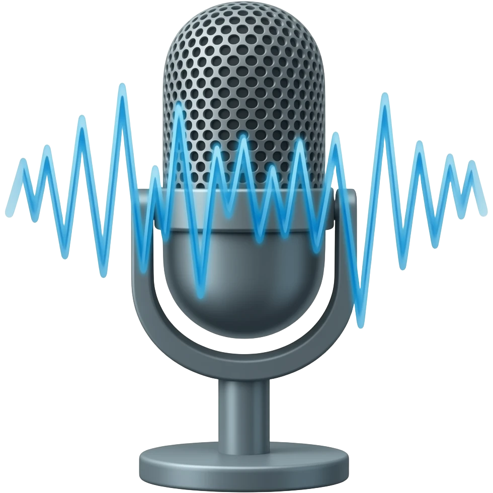 voice + microphone emoji