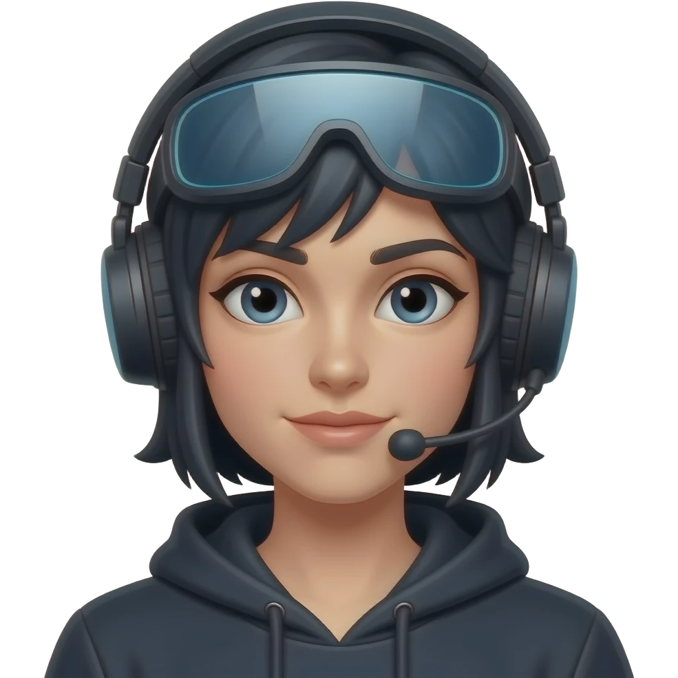Hacker woman emoji