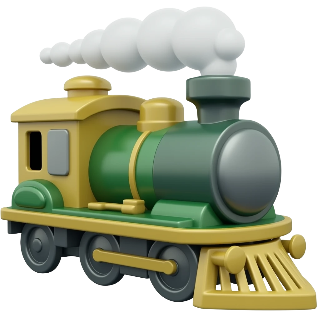 Toy trains emoji