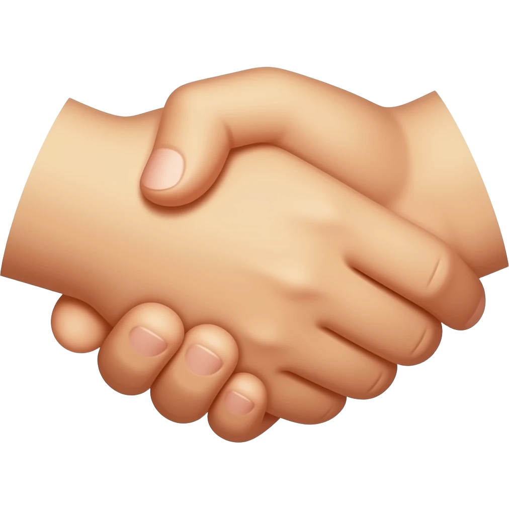 Cogida de manos (2 manos) emoji