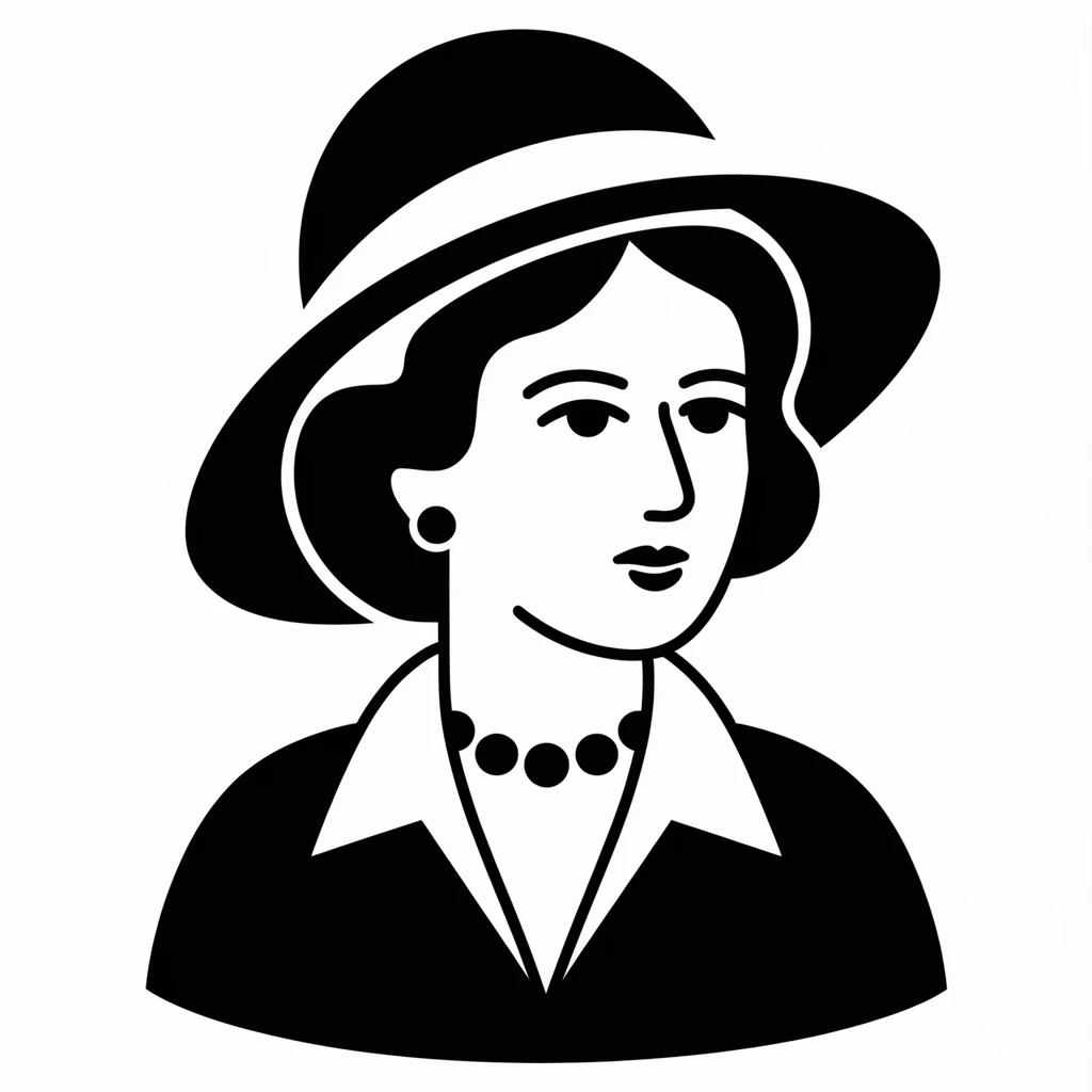 Sophie hat icon black silhouette emoji