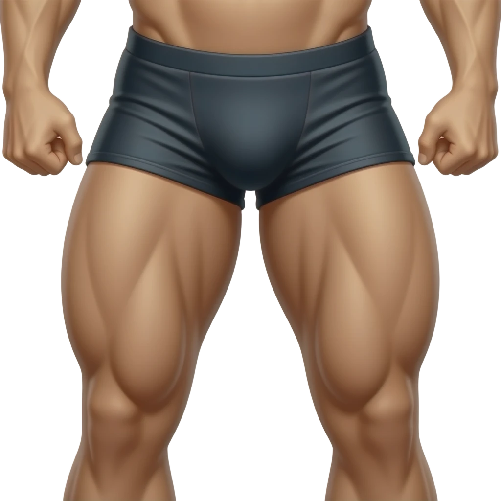 Thigh group flexed (body builder) emoji