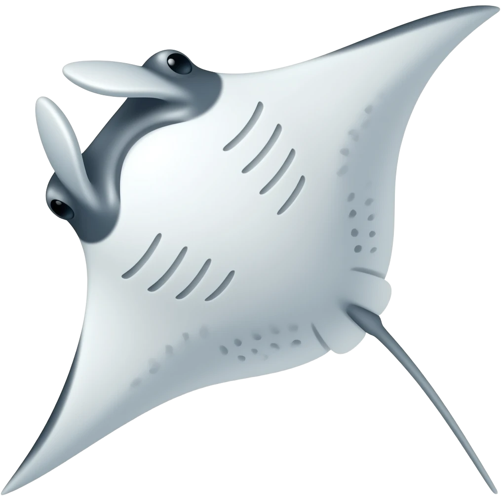 Manta Ray emoji