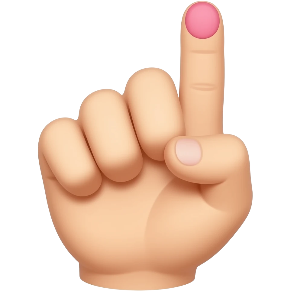 hand with pinky finger up emoji