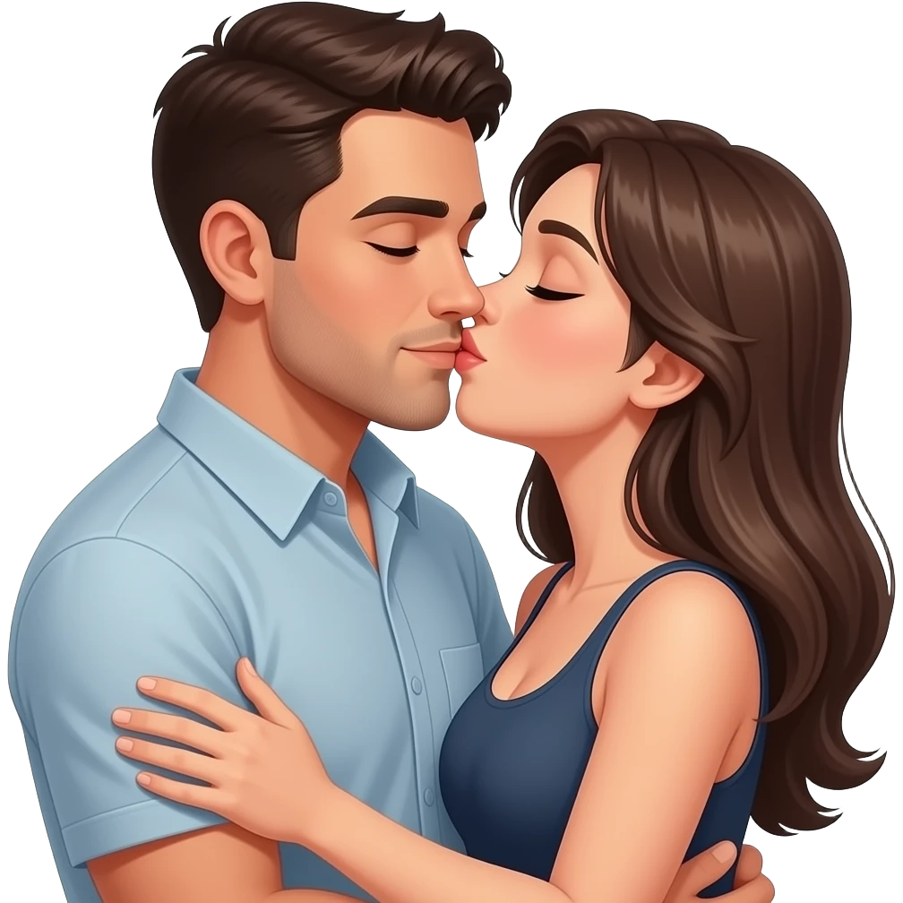 👨‍❤️‍👨+💏  = número 3 emoji