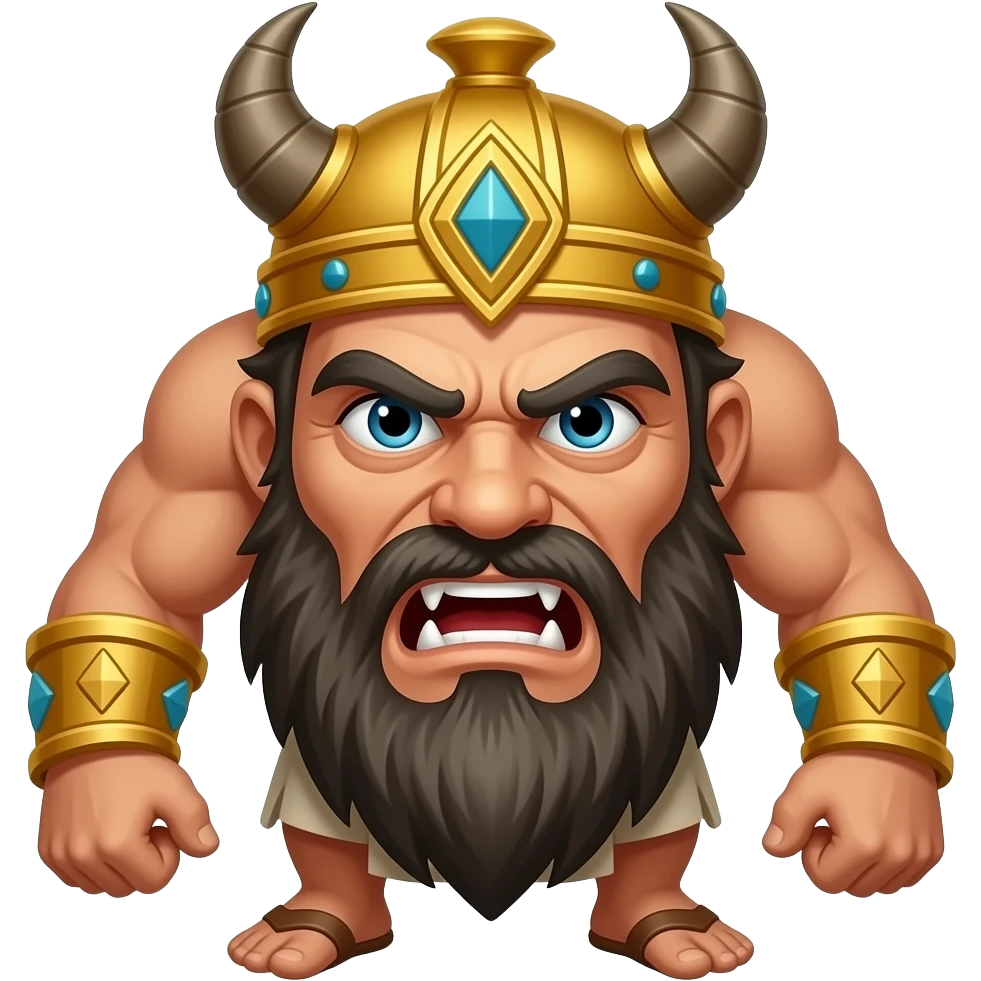 A vicious giant man from biblical ancient times emoji