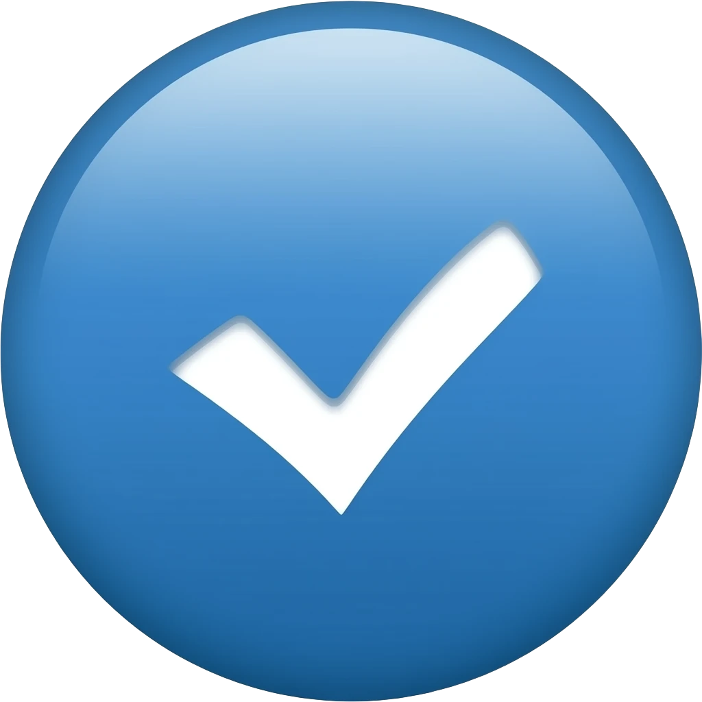 Make me an emoji that’s similar to TikTok verification tick emoji emoji