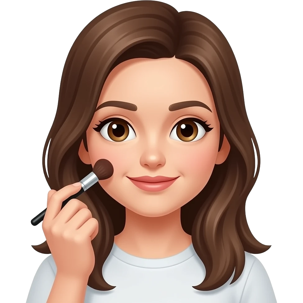 GIRL PUTTING ON MAKEUP emoji