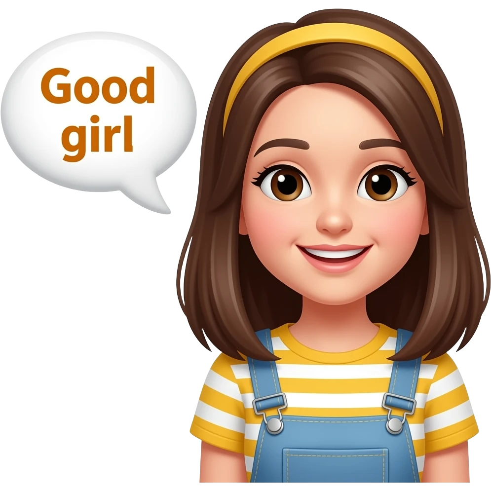 Good girl text emoji
