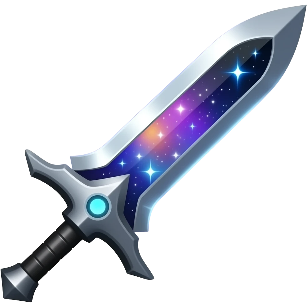 Galaxy Cosmic Blade emoji