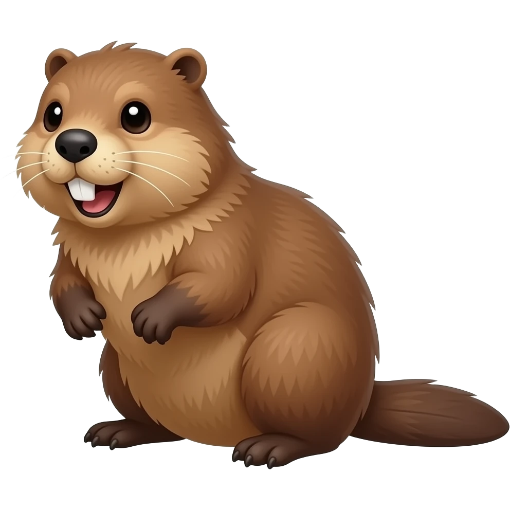 beaver emoji