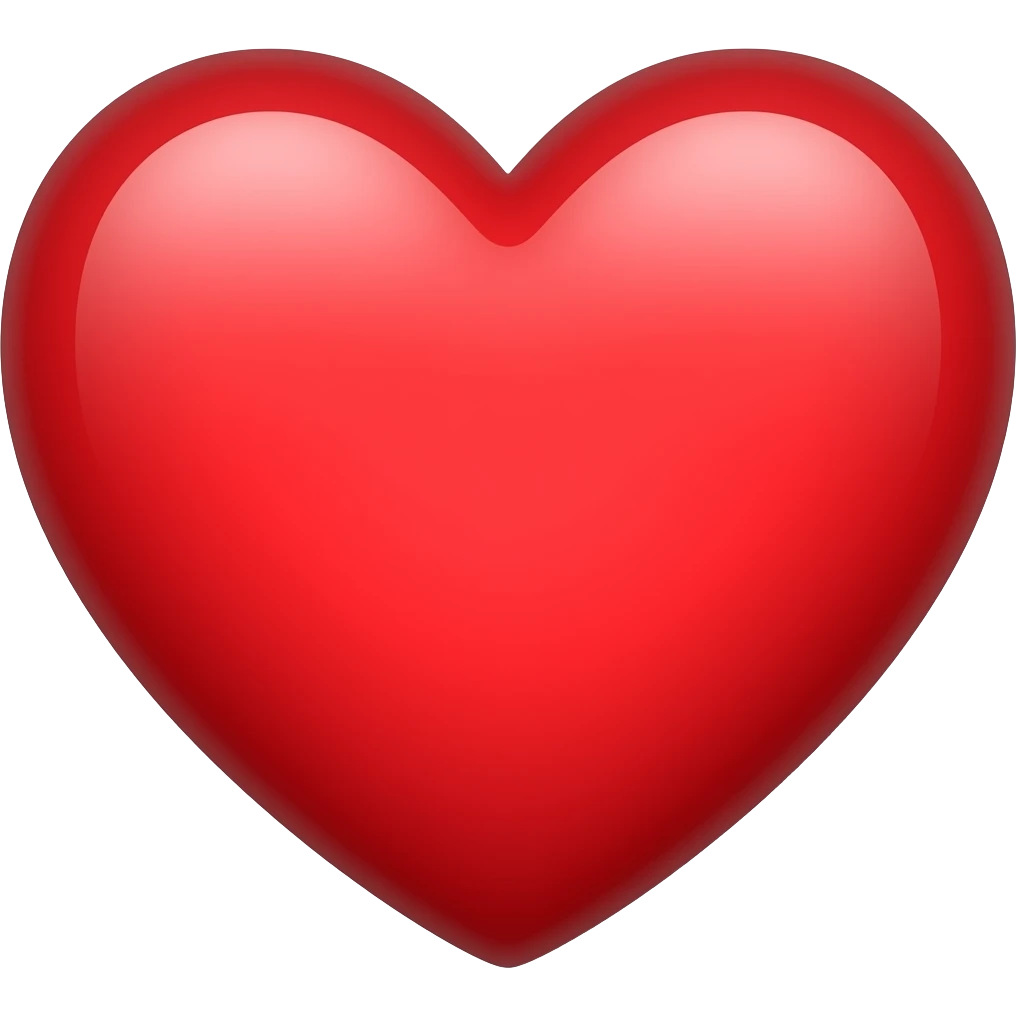 red heart emoji