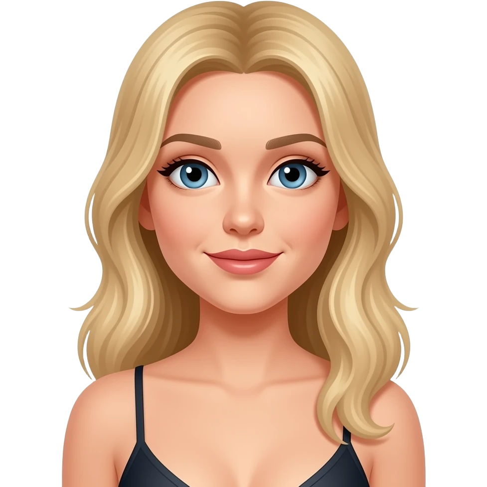Blonde women in thong underwear emoji