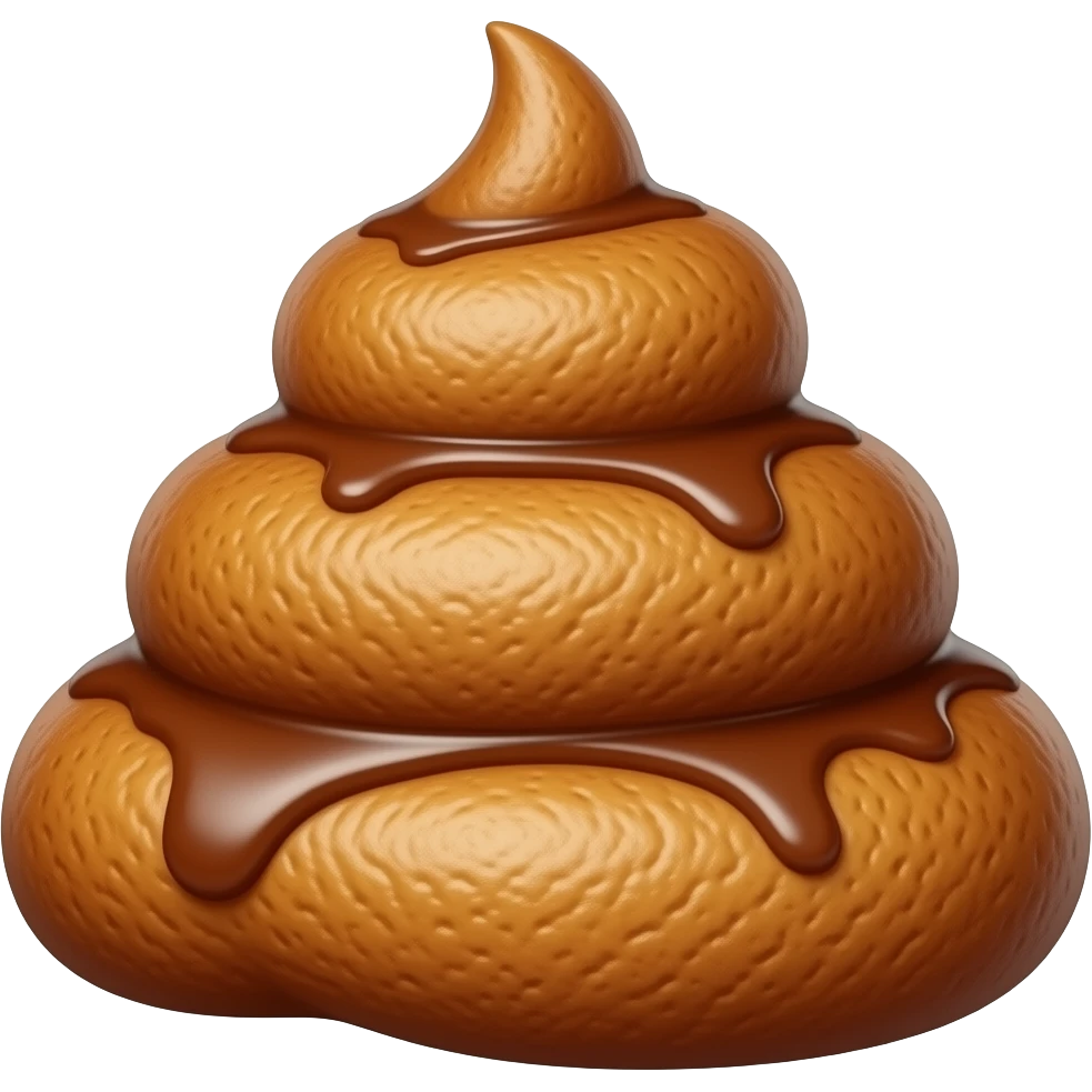 poop in the shape of chicken nuggets emoji