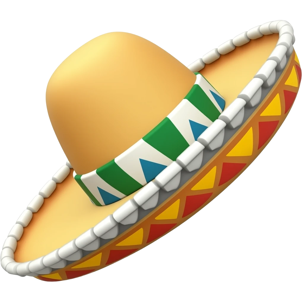 Sombrero vueltos emoji