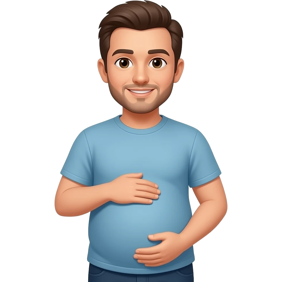 pregnant man emoji emoji