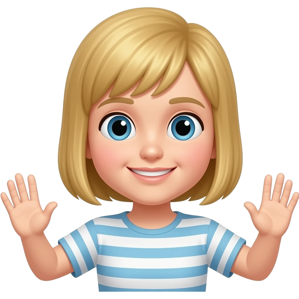 Crée un emojis signe  jul avec c’est main emoji