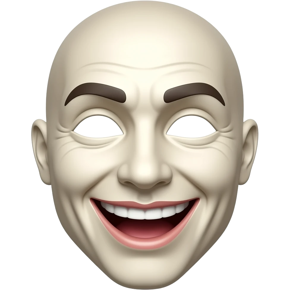 gangle's comedy mask emoji