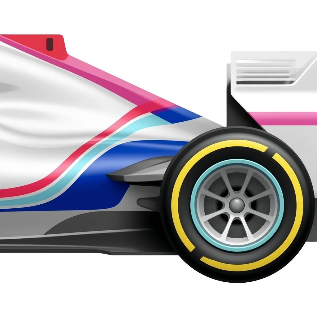 Formula 1 de lado comnpleto emoji