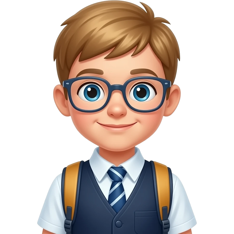 young kid student emoji