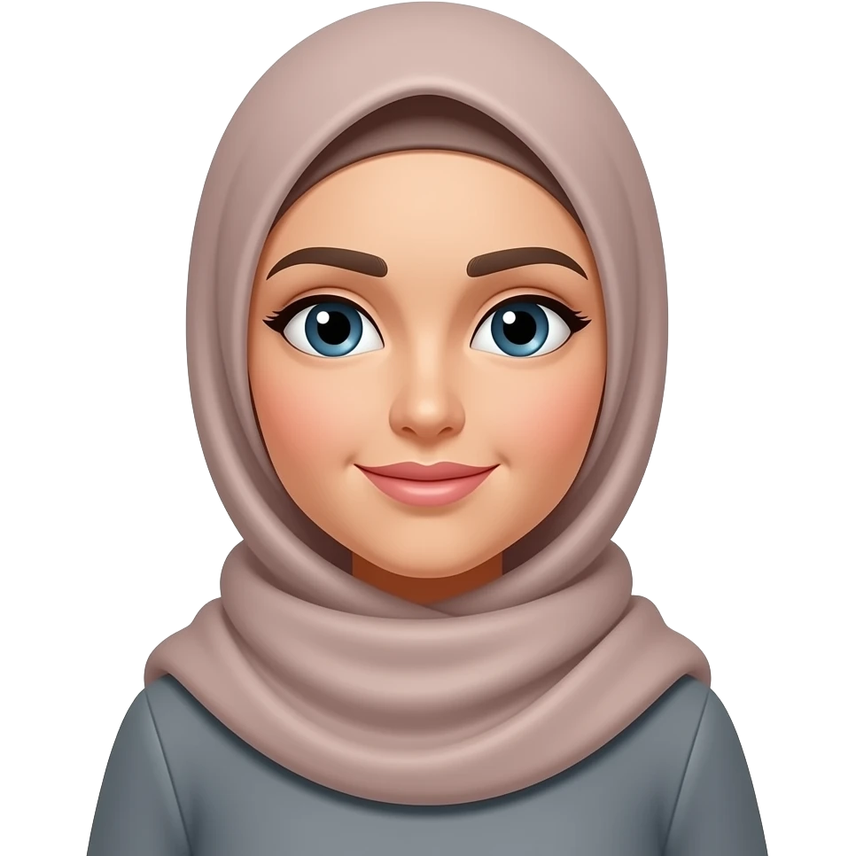 Hijabi woman + on it! emoji