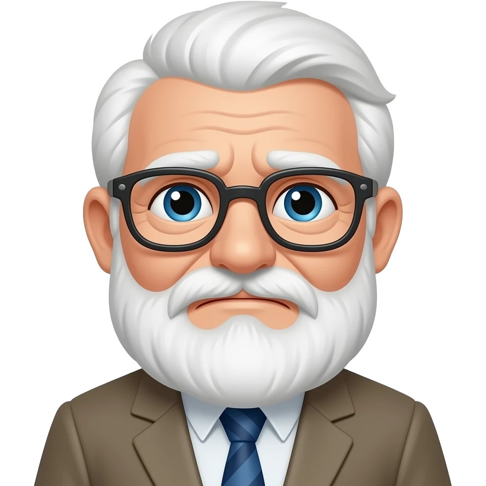 worried grandpa emoji