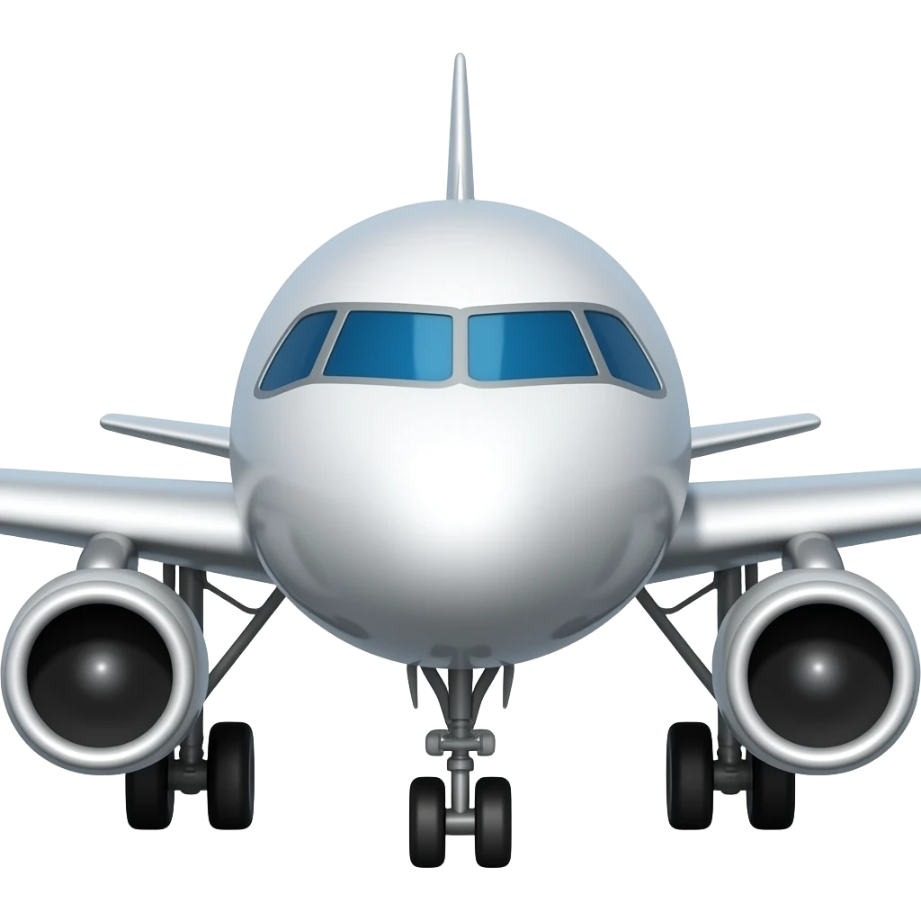 flugzeug landet emoji