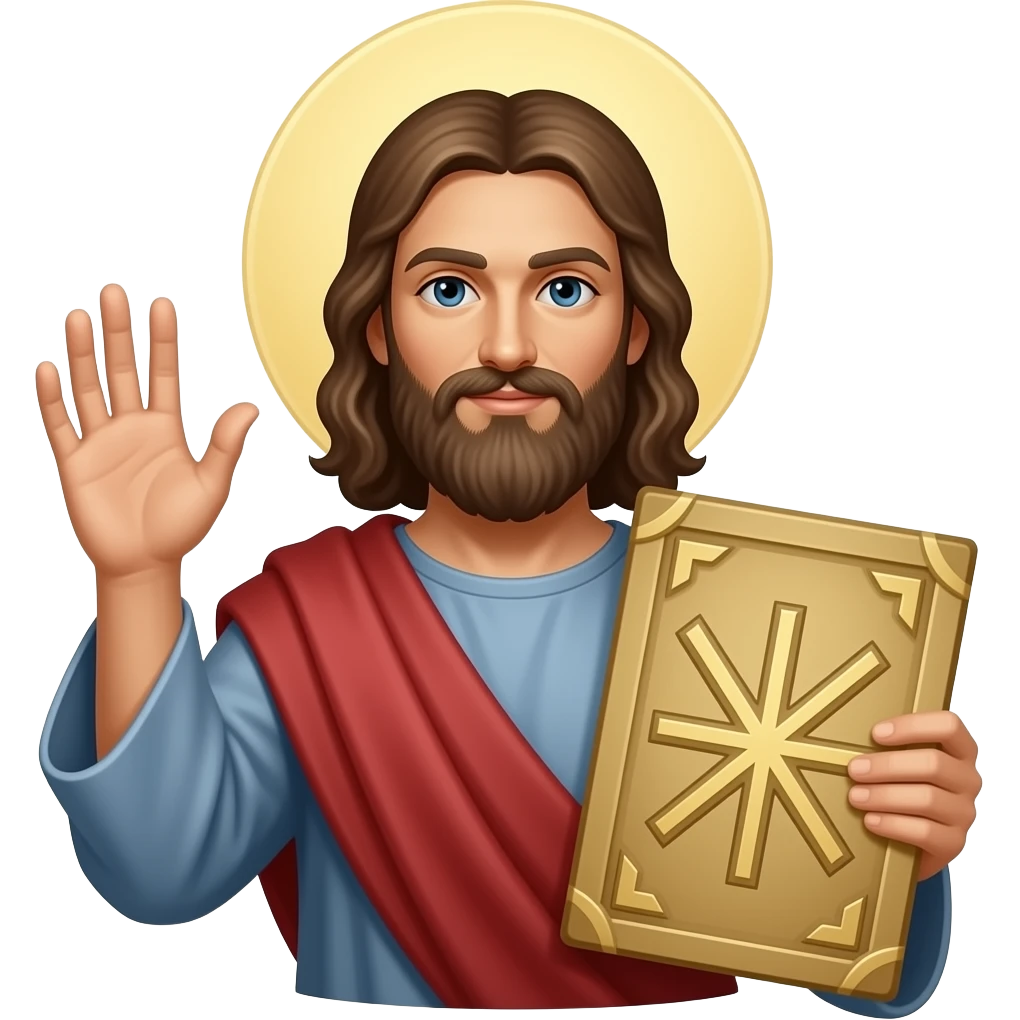 Moses and the 10 commandments emoji