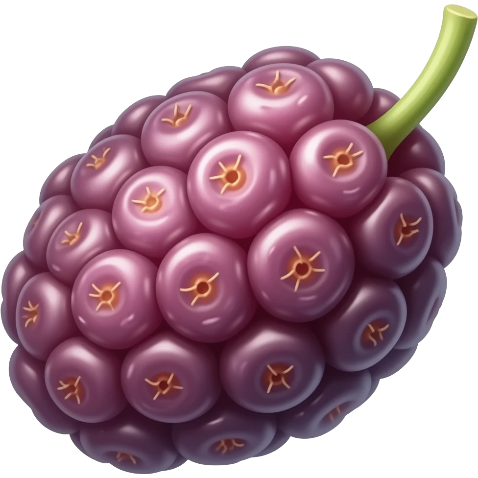 Mulberry fruit emoji