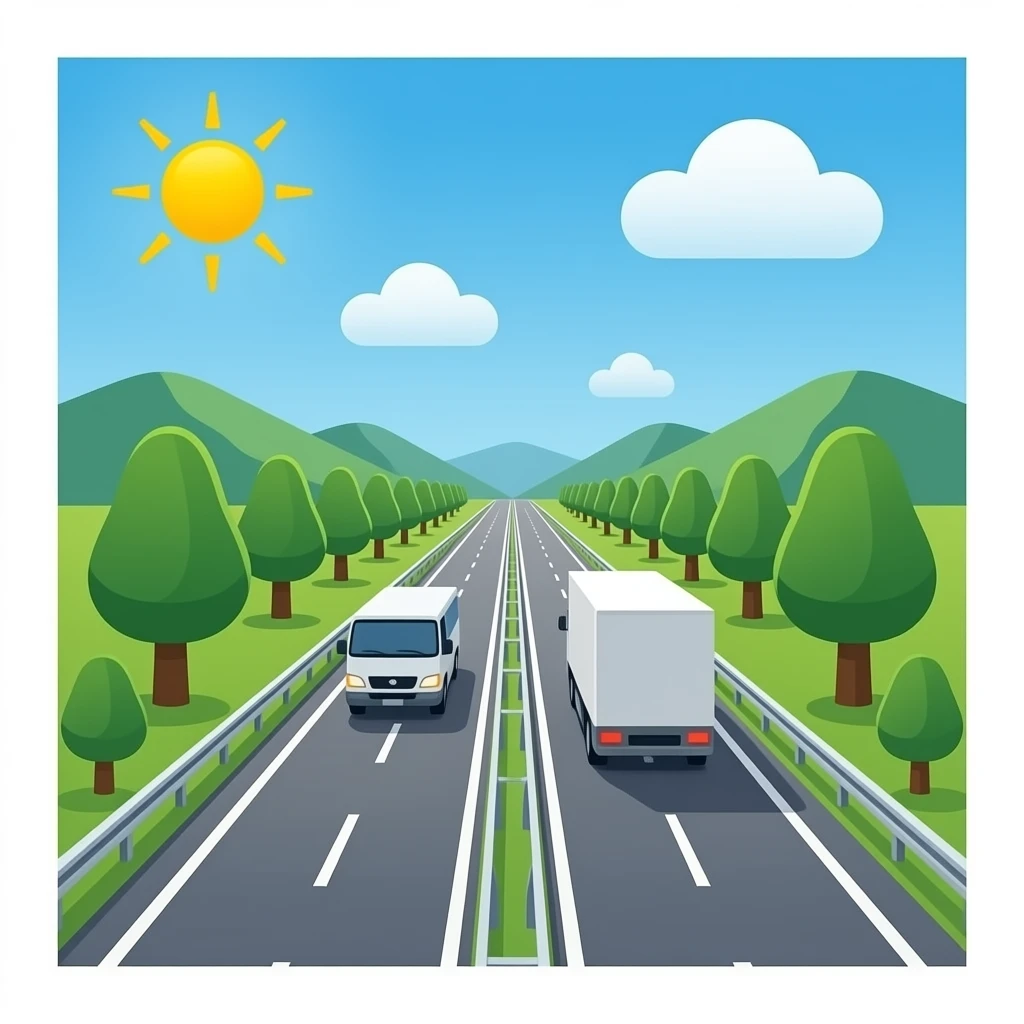 Motorway emoji