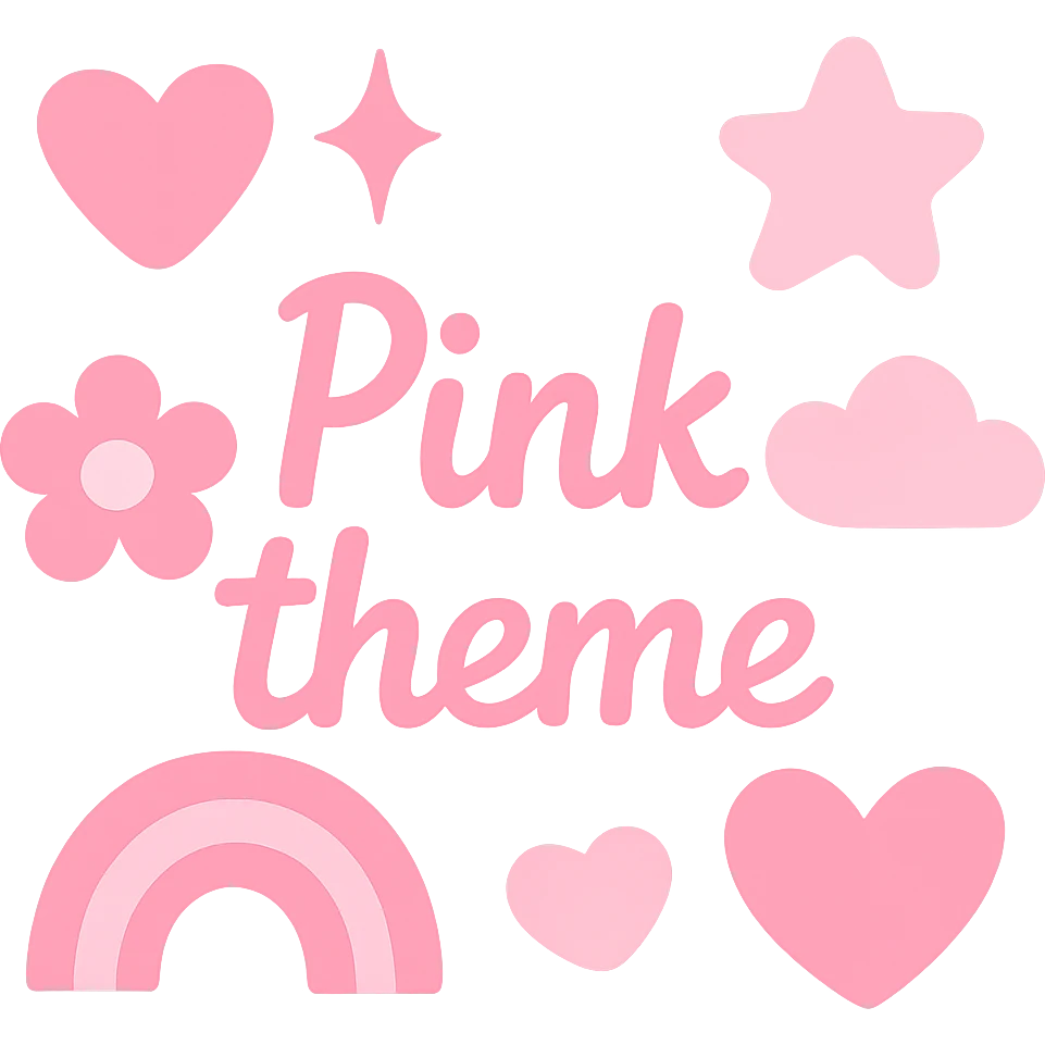 pink theme emoji