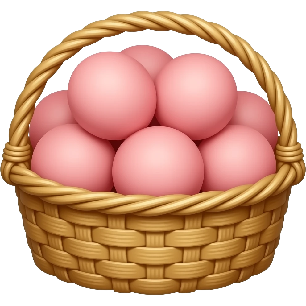 A basket full of penis emoji
